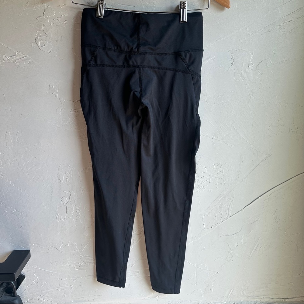 NILS Women’s Black Ski Base Layer Pants Cropped Fit for Boots‎ Sz XS
